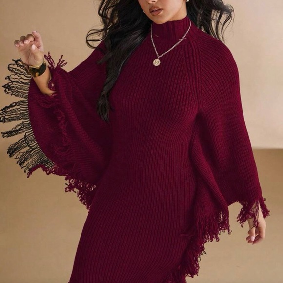 Monkonjay Little Cuties Sweaters - Burgundy Knit Sweater